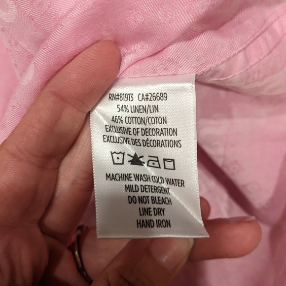 Robert Graham linen blend button up - Picture 7 of 8